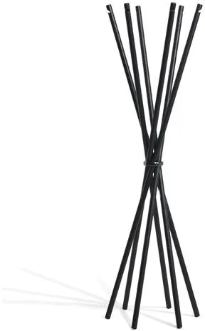 Møbel Copenhagen Coat Vaateriputki Musta Lakattu Saarni/Satiini Musta